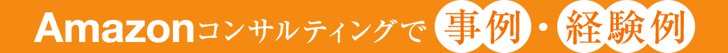 Amazonコンサルティングで 事例・経験例