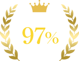 コンサル満足度97%