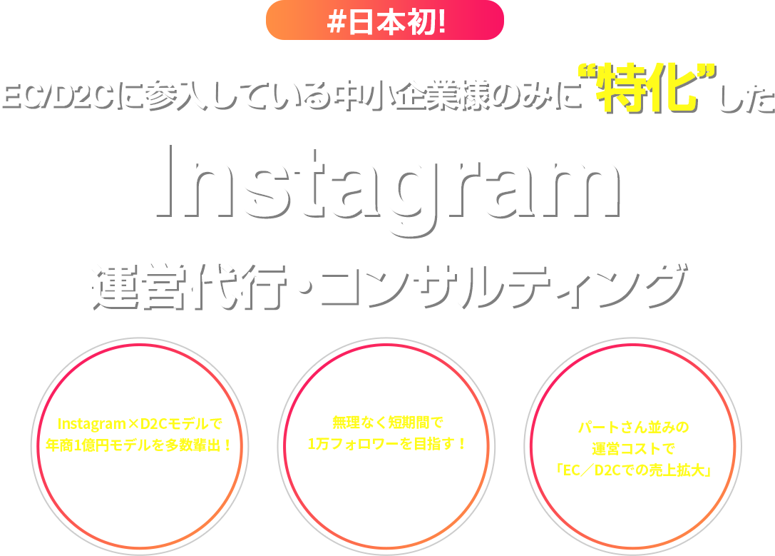 Instagramのコンサルティング・運営代行ならばプロの運営するＴＲＵＥコンサルティングへ