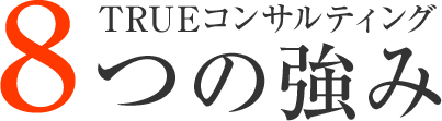 TRUEコンサルティング 8つの強み