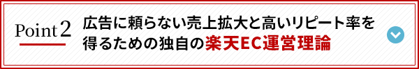 広告に頼らない売上拡大と高いリピート率を得るための独自の楽天EC運営理論