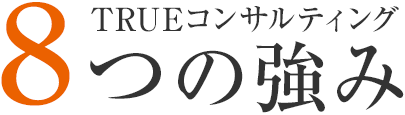 TRUEコンサルティング 8つの強み