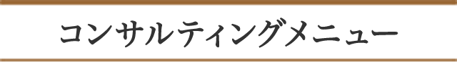 コンサルティングメニュー