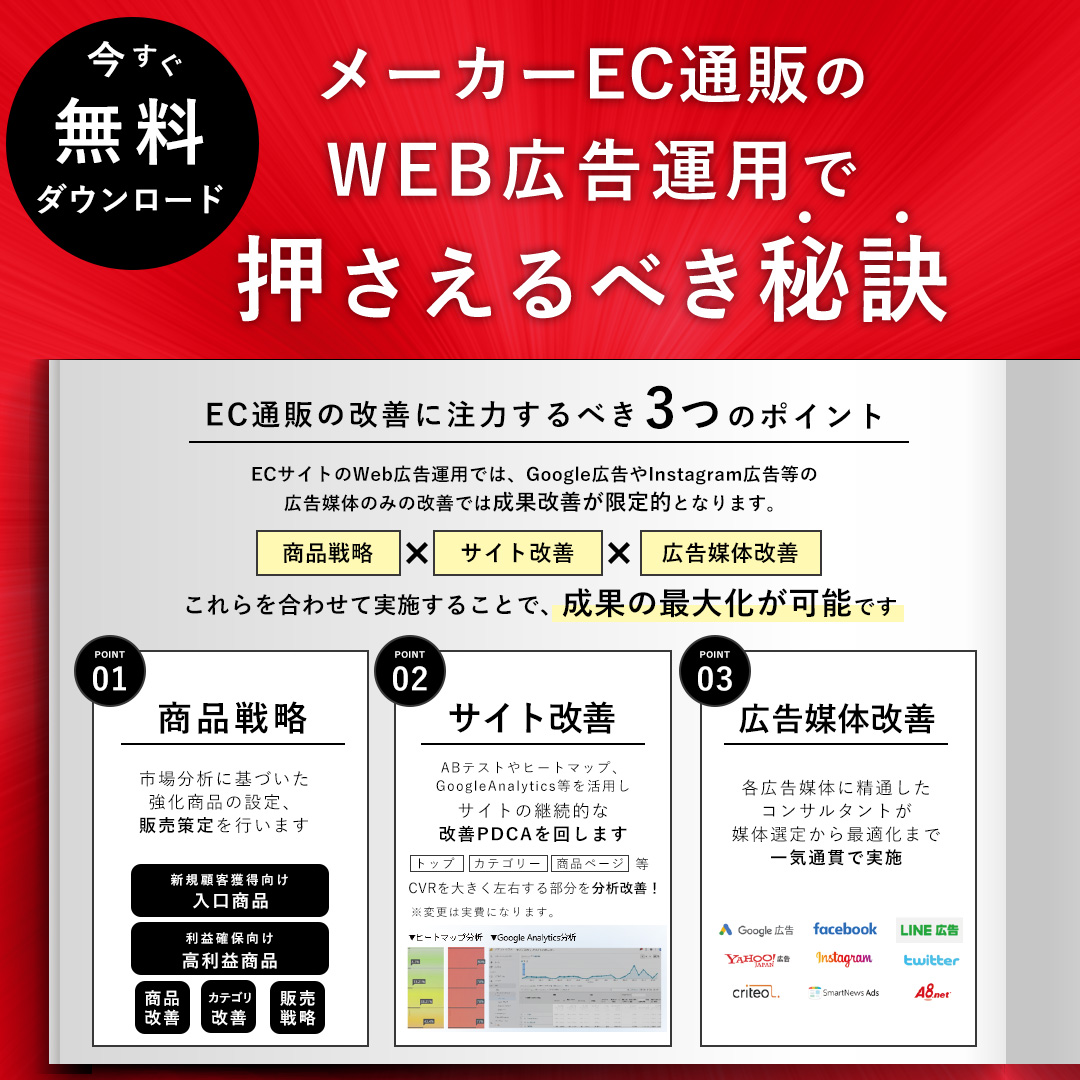 メーカーecのweb広告